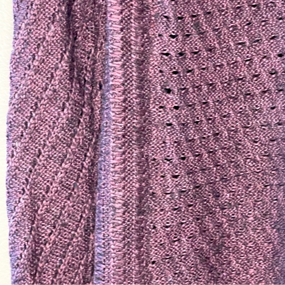 American Eagle Womens Wool Blend Maroon Sweater Long sleeves V Neck Size L - Picture 9 of 12